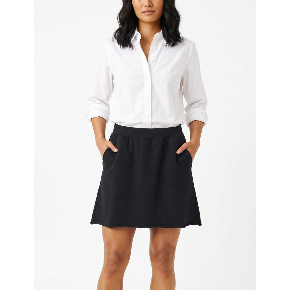 Frank & Eileen Kennedy A Line Skirt Womens M British Royal Navy Cotton Terry EUC